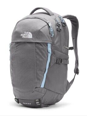 THE NORTH FACE Recon Backpack - Women's Zinc Grey Dark Heather/Powder Blue NWT